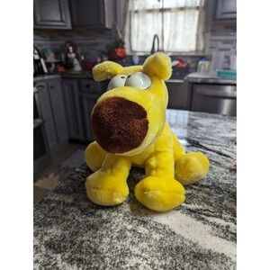 Vintage Grimmy Dog Plush Mother Goose & Grimm Plush Yellow Dog